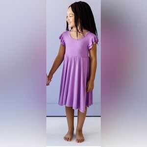 Little Sleepies Play Purple Twirl Dress